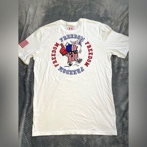 Men’s Under Armour Freedom Flag Tee White Medium
